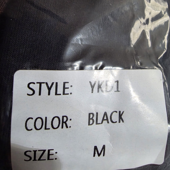 Pol Maxi Hoodie Black and Brown V-Neck Dress Oversized Medium - Picture 5 of 5